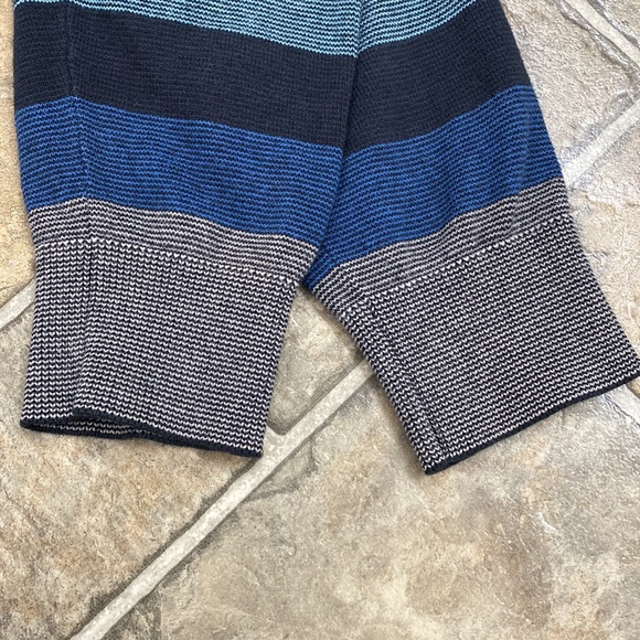 Vans Off the Wall Crewneck Striped Sweater, Size Small, Blue and Grey - Picture 10 of 10